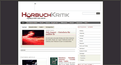 Desktop Screenshot of hoerbuchkritik.de